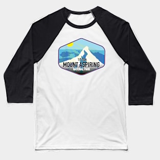 Tititea Mount Aspiring National Park, New Zealand Baseball T-Shirt